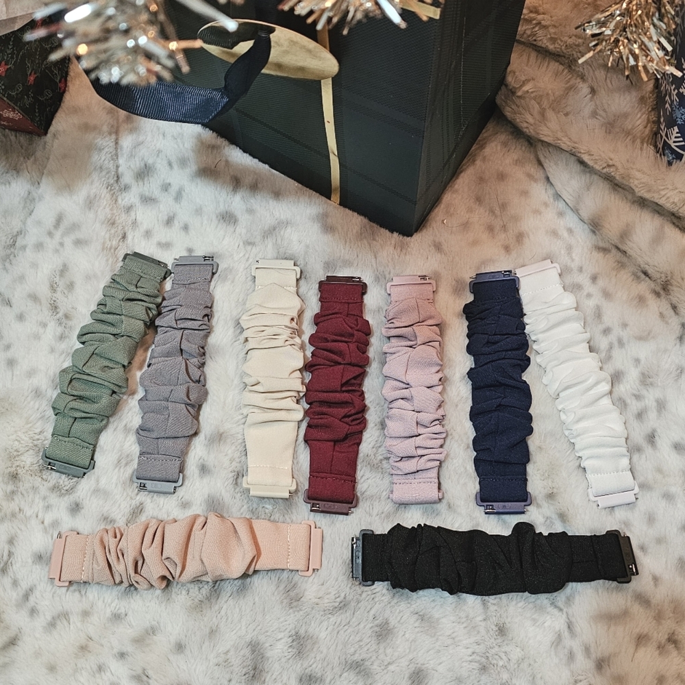 Quick Release Scrunchie Strap Stretchy Elastic Replacement Fabric Band 20mm